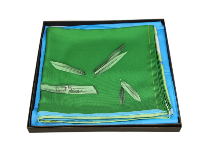 百达翡丽丝巾（规格：90X90cm)