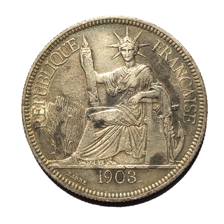 1903年法国坐洋壹圆银币1枚