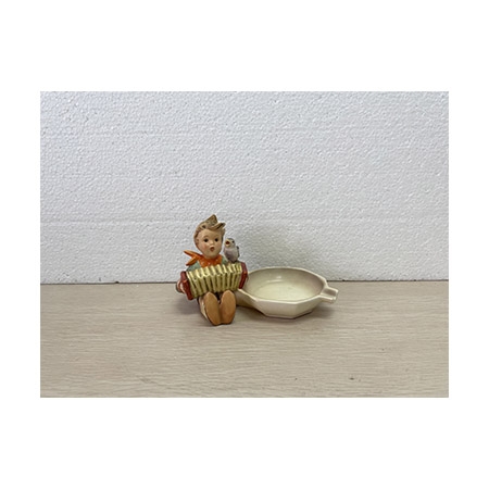 德国西姆娃娃“手风琴”瓷塑烟缸
