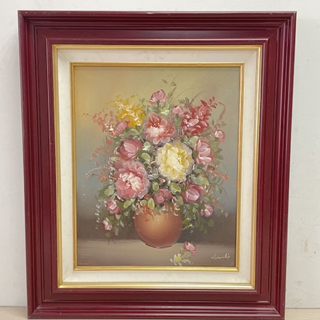 英国静物油画《繁花》(63×73cm)