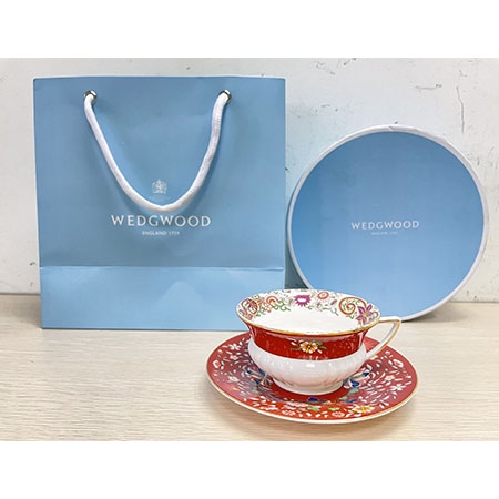 英国WEDGWOOD漫游美境《瑰丽东方》系列咖啡杯碟