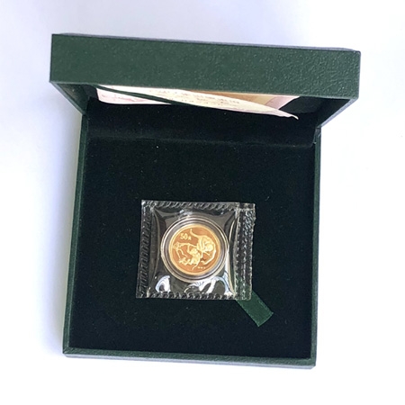 2004年甲申猴年生肖1/10盎司金币一枚（附证、盒）