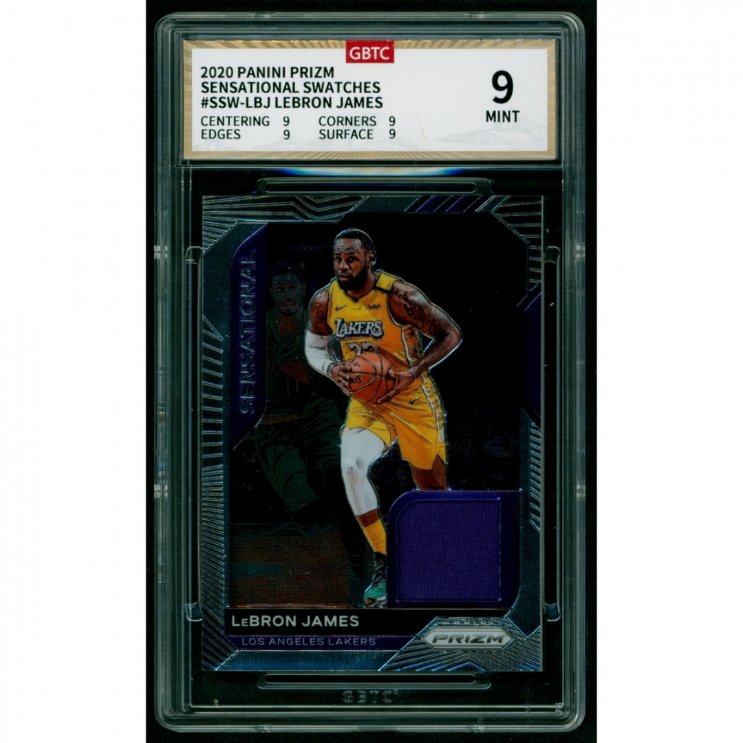 122、NBA球星卡 勒布朗·詹姆斯（LeBron James） GBTC公博评级 2020年 MINT 9