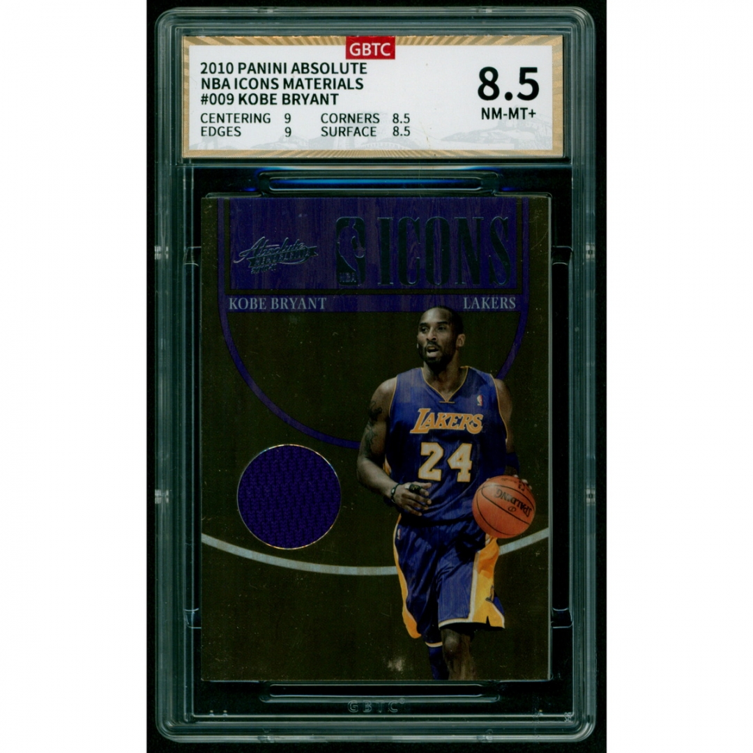 124、NBA球星卡 科比·布莱恩特（Kobe Bryant） GBTC公博评级 2010年 NM-MT+ 8.5