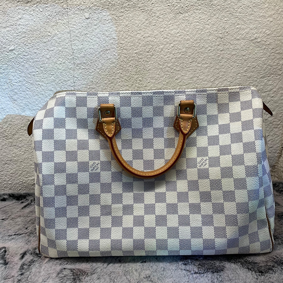 LV 中古白棋盘格