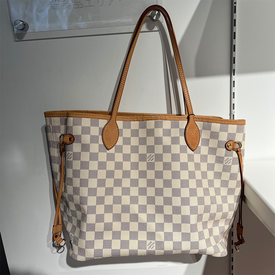 LV白棋盘格neverfull