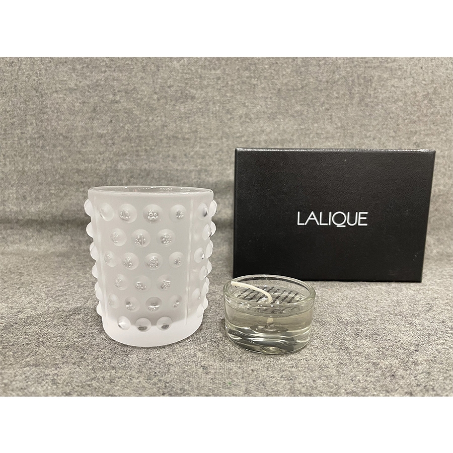 法国莱俪/LALIQUE MOSSI 烛杯（配原装蜡烛）