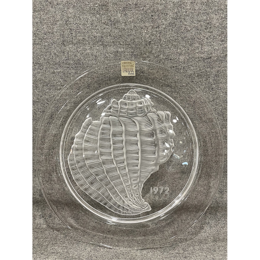 法国莱俪/LALIQUE 1972年限量水晶年份盘