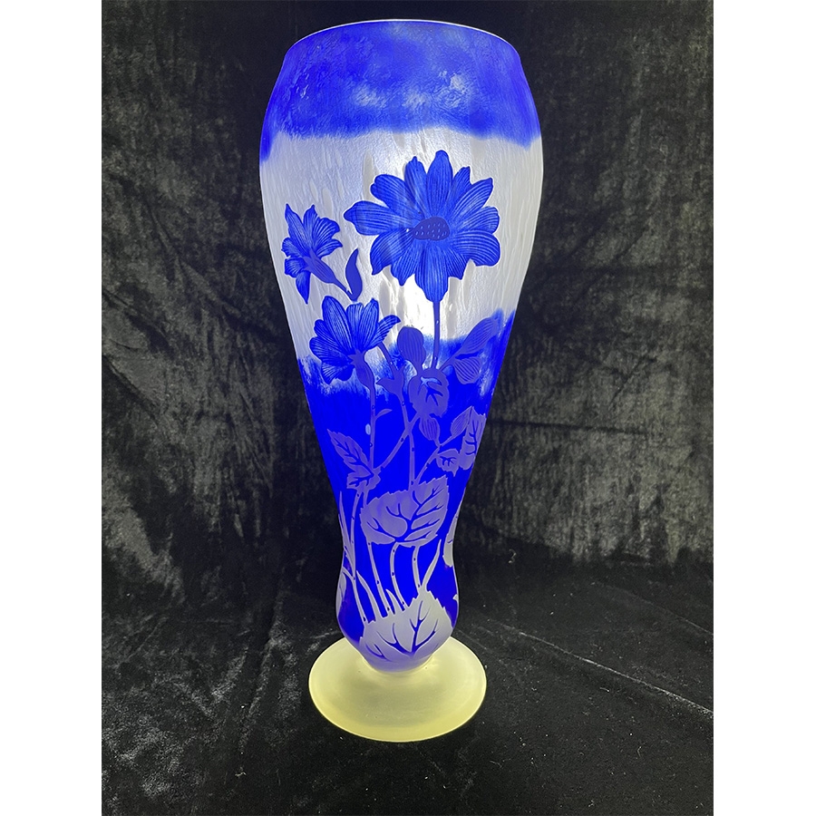 意大利“海洋之花系列”艺术玻璃大花瓶